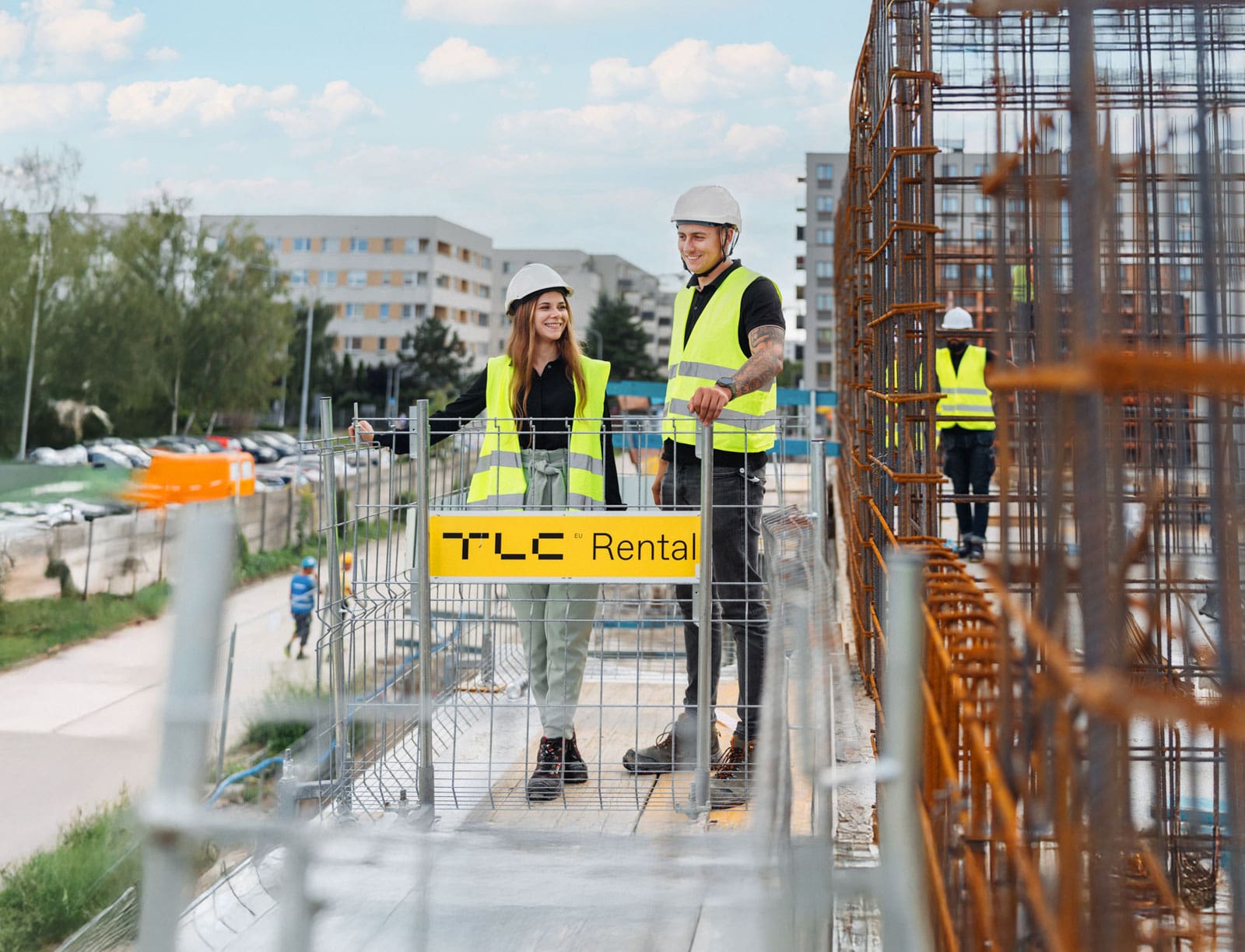 wynajmowanych elementów zabezpieczeń na budowach